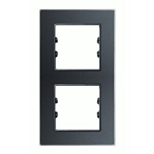 Apg512-71 Asfir Pleksiglas Mat Siyah Dikey İkili Çerçeve (mekanizma Hariç)