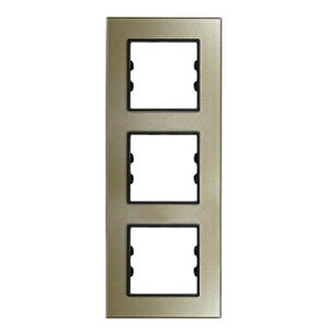 Apg313-71 Asfir Pleksiglas Şampanya Dikey Üçlü Çerçeve (mekanizma Hariç)