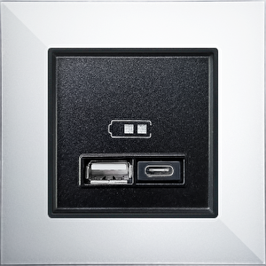 Apg401-71 Asfir Pleksiglas Parlak Gümüş Tekli Çerçeve (mekanizma Hariç)