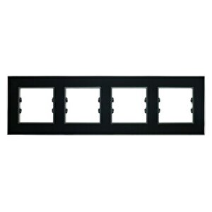 Apg204-71 Asfir Pleksiglas Parlak Siyah Dörtlü Çerçeve (mekanizma Hariç)