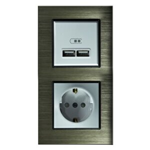 Alg112-71 Asfir Alüminyum Bronz Dikey İkili Çerçeve (mekanizma Hariç)