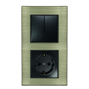 Alg112-71 Asfir Alüminyum Bronz Dikey İkili Çerçeve (mekanizma Hariç)