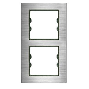 Alg212-71 Asfir Alüminyum Gümüş Dikey İkili Çerçeve (mekanizma Hariç)