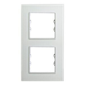 Apg612-21 Asfir Pleksiglas Mat Beyaz Dikey İkili Çerçeve (mekanizma Hariç)