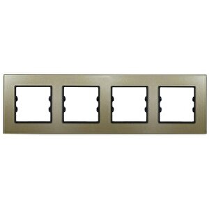 Apg304-71 Asfir Pleksiglas Şampanya Dörtlü Çerçeve (mekanizma Hariç)