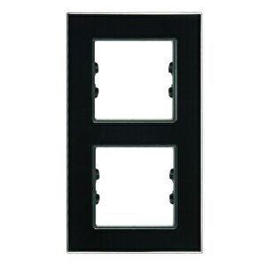 Apg212-71 Asfir Pleksiglas Parlak Siyah Dikey İkili Çerçeve (mekanizma Hariç)