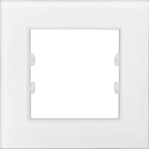 Apg601-21 Asfir Pleksiglas Mat Beyaz Tekli Çerçeve (mekanizma Hariç)