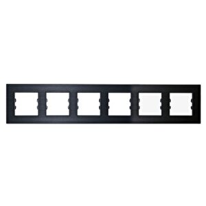 Alg306-71 Asfir Alüminyum Onyx Altılı Çerçeve (mekanizma Hariç)