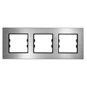 Alg203-71 Asfir Alüminyum Gümüş Üçlü Çerçeve (mekanizma Hariç)