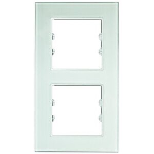 Apg112-21 Asfir Pleksiglas Parlak Beyaz Dikey İkili Çerçeve (mekanizma Hariç)