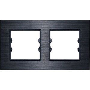 Alg302-71 Asfir Alüminyum Onyx İkili Çerçeve (mekanizma Hariç)