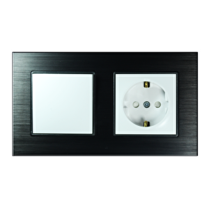 Alg302-71 Asfir Alüminyum Onyx İkili Çerçeve (mekanizma Hariç)