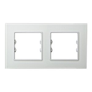 Apg602-21 Asfir Pleksiglas Mat Beyaz İkili Çerçeve (mekanizma Hariç)