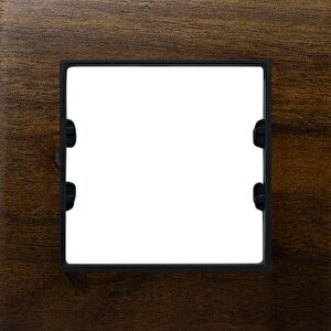 Wog601-71 Asfir Ahşap Amerikan Cevizi Tekli Çerçeve (mekanizma Hariç)