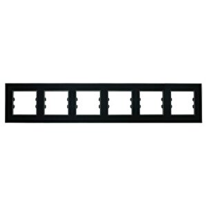 Apg206-71 Asfir Pleksiglas Parlak Siyah Altılı Çerçeve (mekanizma Hariç)