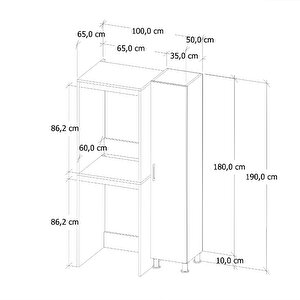 Ice Kurutma Makinesi Dolabı Seti, Banyo Dolabı Seti