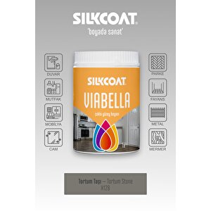 Viabella Yeni Nesil Dönüşüm Boyası –mutfak Banyo Dolap Fayans Mermer Cam Plastik Ahşap Duvar Uyumlu 1 Litre