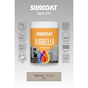 Viabella Yeni Nesil Dönüşüm Boyası –mutfak Banyo Dolap Fayans Mermer Cam Plastik Ahşap Duvar Uyumlu 1 Litre