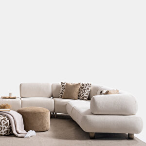 Solo Large Puflu Modüler Köşe Koltuk Takımı