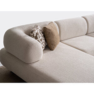 Solo Mini Puflu Modüler Köşe Koltuk Takımı