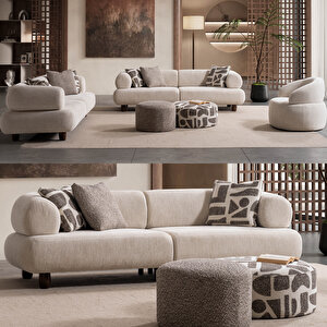 Solo Sırt Mekanizmalı Koltuk Takımı 3+3+1