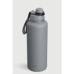 1 Hand Leak-proof Sızdırmaz Çelik Termos 1500 Ml Grey St-253