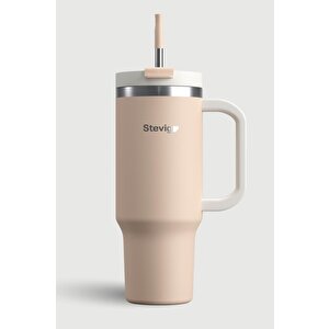 2 Moods Tuck-in Tumbler Sızdırmaz Çelik Termos 900 Ml Bisque St-239