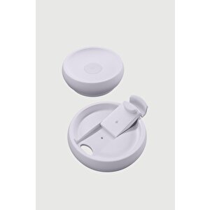 Stevig 3 Bubble Two-cap Straw Tumbler Çelik Termos 600 Ml Lilac Hint St-245