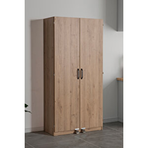 Belen 2 Kapaklı Kiler Dolabı Kahverengi