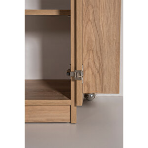 Edsy Home Belen 2 Kapaklı Kiler Dolabı Kahverengi