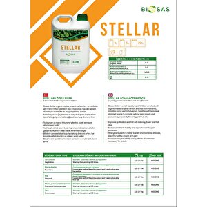 Stellar 5 Lt İz Element Katkılı Sıvı Organomineral Gübre