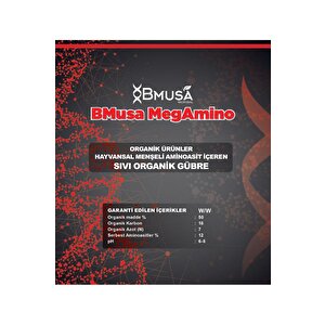 Bmusa Megami̇no 1 Lt Sıvı Organik Gübre