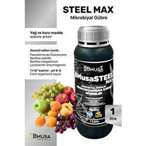 Bmusa Steelmax 1lt Mikrobiyal Gübre
