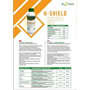 H-shield 1 Lt İkincil Ve İz Element Katkılı Sıvı Organomineral Gübre