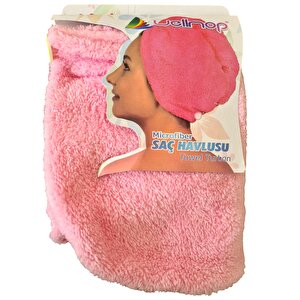 Mi̇krofi̇ber Pembe Saç Havlusu