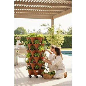 Yediveren - Evde Tarım Katlı Saksı