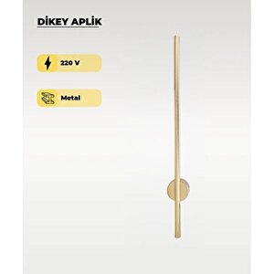 Ledli Cubuk Aplik Eskitme  Renk 70 cm Duvar Apliği ( Elektrikli )