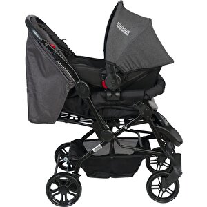 Elegant Travel  Çift Yönlü Bebek Arabası Seyahat Sistem Puset Antrasit