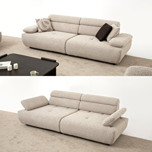 Nova Sırt Mekanizmalı Üçlü Koltuk Kanepe