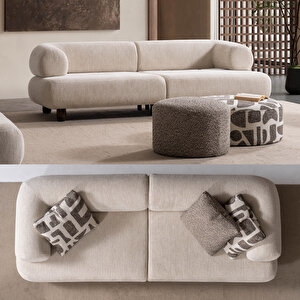 Eymense Solo Sırt Mekanizmalı Üçlü Koltuk Kanepe