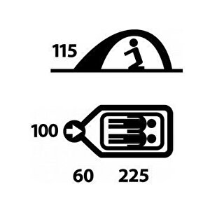 Sawaj Ultra Yesil 2 Kisilik Cadir