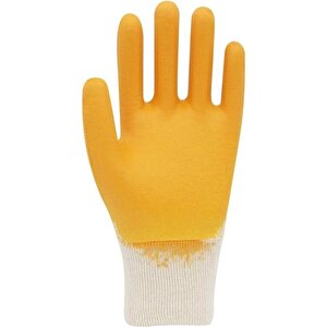 Kn350 Sarı Nitril Kaplı Koruyucu İş Eldiveni 1 Çift 8 (M)