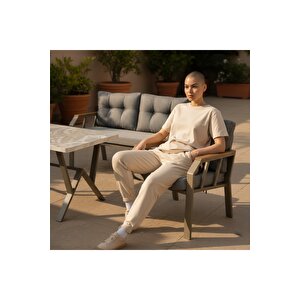 Nergiz 2 1 1 Masa Bahçe Balkon Mobilyası Kaz Ayağı