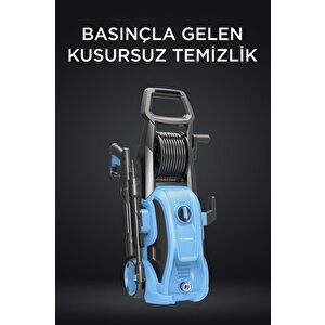 Oto Halı Bahçe Temizleme Ve Yıkama Makinesi 2000w 150 Bar Yüksek Basınçlı Hpc01 Mavi Mavi