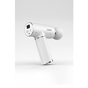 Lenovo N2 Beyaz Darbeli Titreşimli Masaj Tabancası 1800mah Şarjlı 6 Başlıklı Egzersiz Aleti