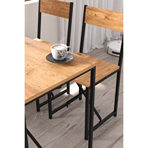 4lü Mutfak Seti Mutfak Masa Ve Sandalye Seti Balkon Masası Cafe Seti Bulut Çam