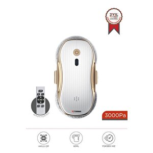 Cam Silme Temizleme Robotu Uzaktan Kumandalı Su Püskürtmeli 3000pa S10