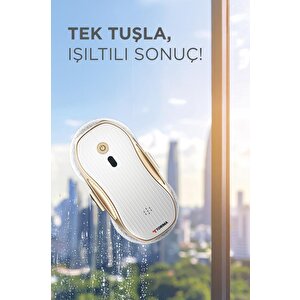 Cam Silme Temizleme Robotu Uzaktan Kumandalı Su Püskürtmeli 3000pa S10