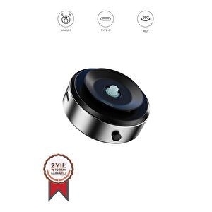 Telefon Tutucu Çift Taraflı Manyetik Adsorpsiyon Vakumlu Kompakt Ev Ofis Oto Aksesuarları X8q Gümüş