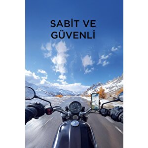 Telefon Tutucu Motorsiklet Oto Aksesuarları Jx062 Siyah